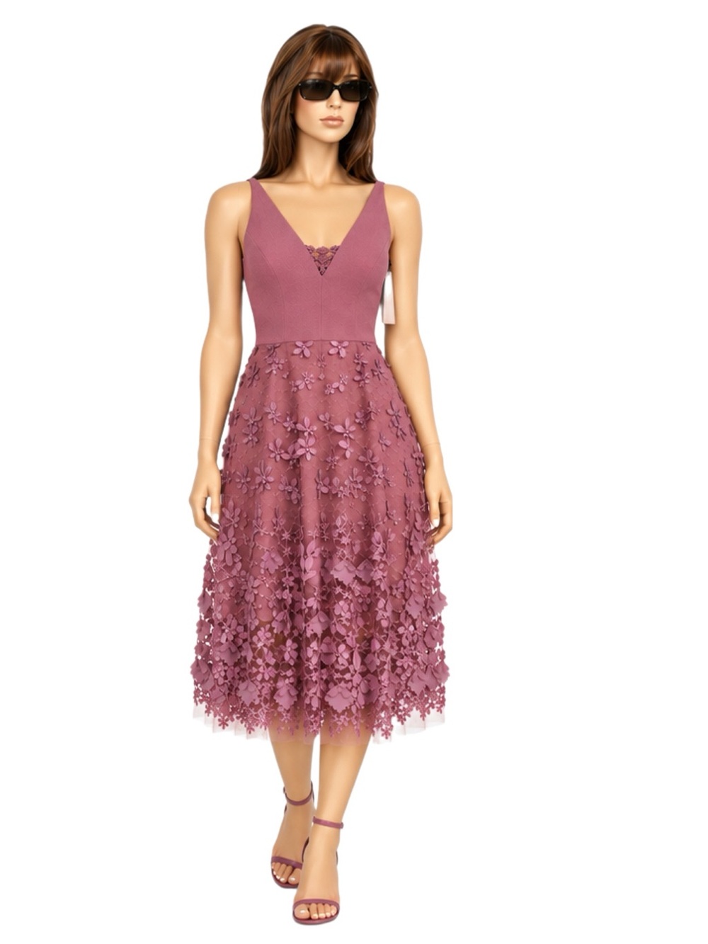 Dress the Population Orchid Size S Ethereal Fairy Core Romantic Feminine NWT